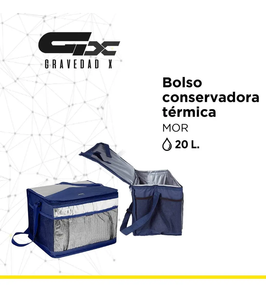 Bolso Conservadora Térmica Mor 20 L Camping Playa