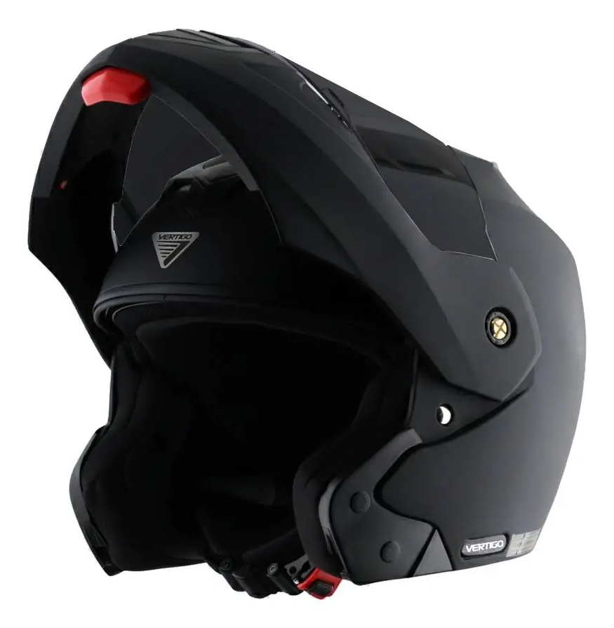 Casco Moto Rebatible Vertigo Crux Ventilaciones Visor Fume