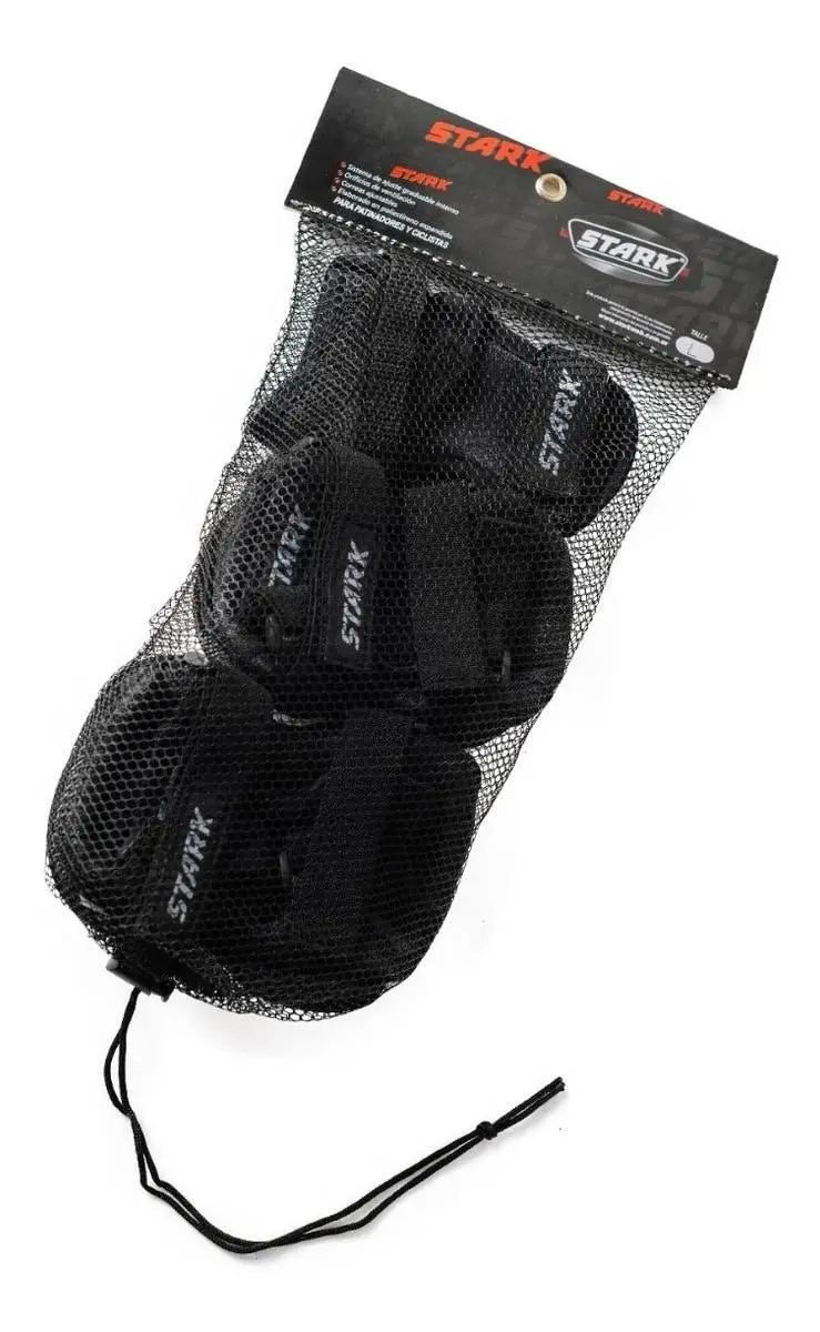 Kit Protecciones Black Stark P/ Rollers, skate