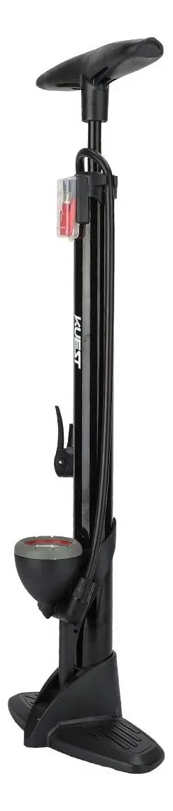 Inflador De Pie Con Manómetro Bicicleta 90 Psi