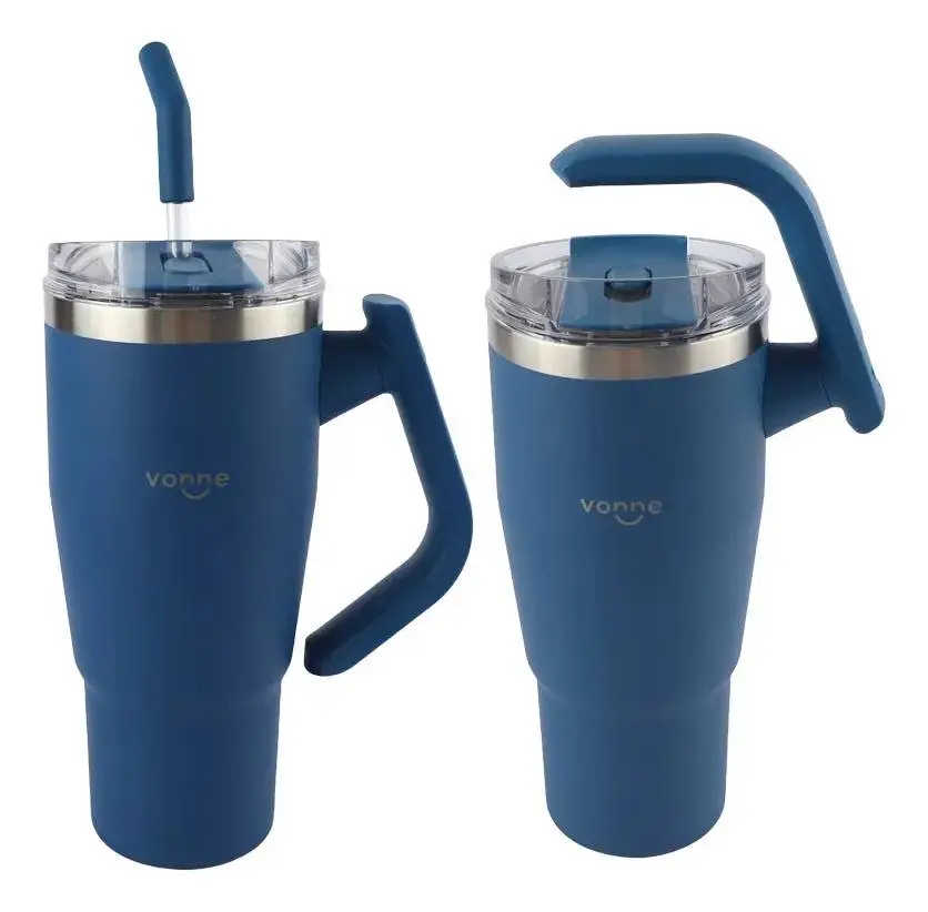 Vaso Térmico 950ml Asa De Doble Posición Liviano Práctico