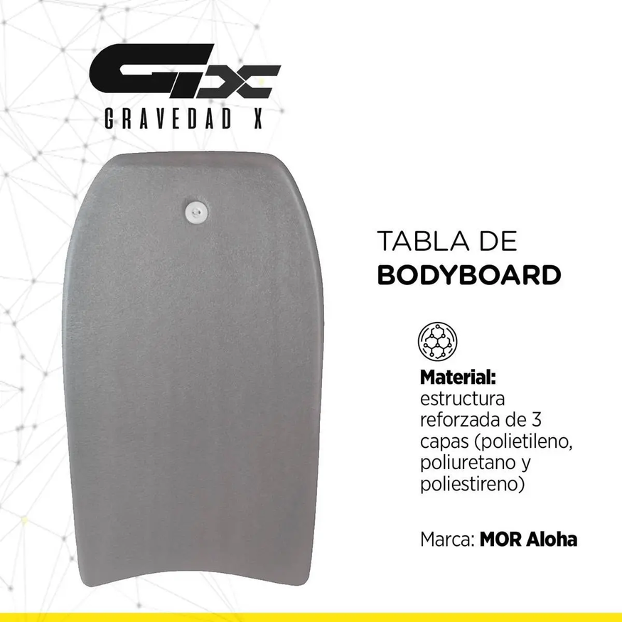 Tabla Bodyboard Mor Reforzada 3 Capas
