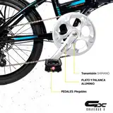 Bicicleta Plegable Raleigh R20 6v Freno Disco Ste