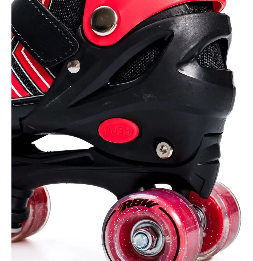 Patines Niños 4 Ruedas Extensible Ajustables Rainbow