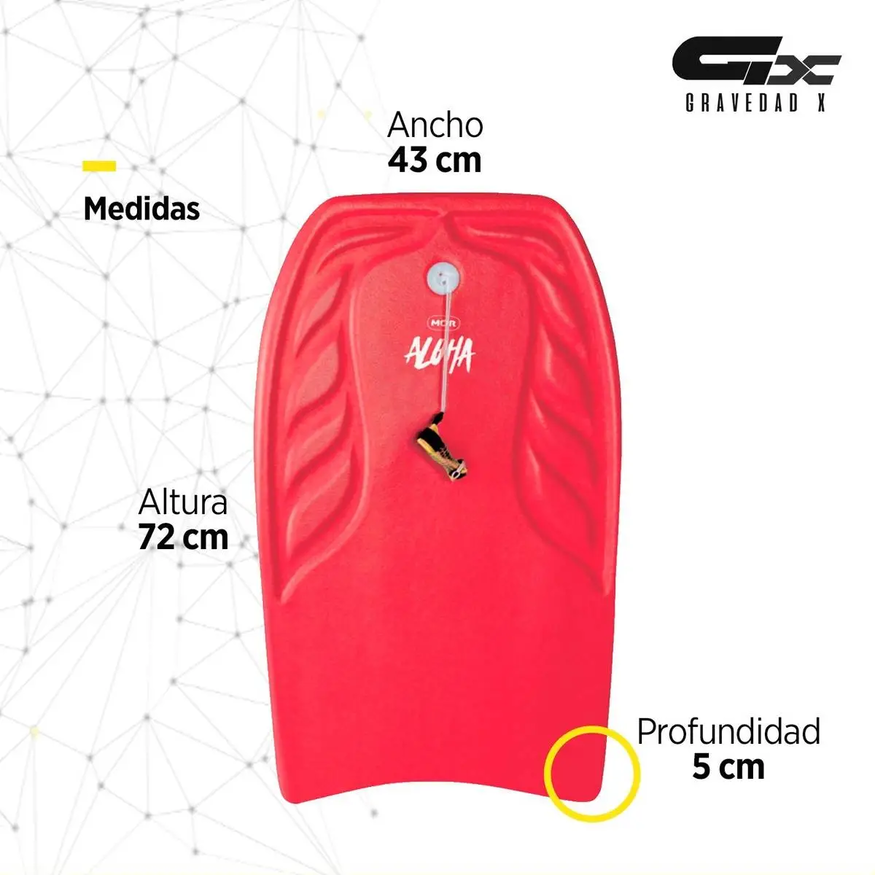 Tabla Bodyboard Mor Reforzada 3 Capas