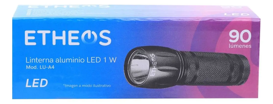 Linterna Led Táctica 1w 90 Lm Cuerpo Aluminio