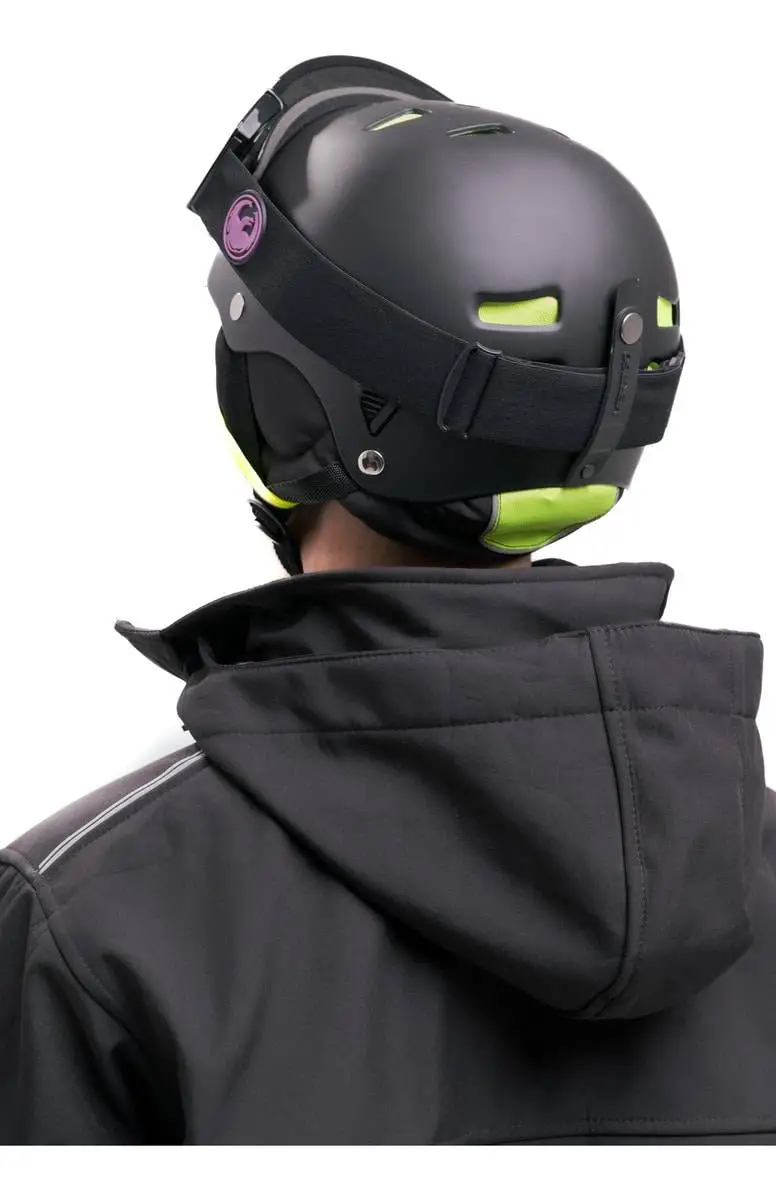 Casco Vertigo Aspen Snow Ski Nieve Negro/Amarillo