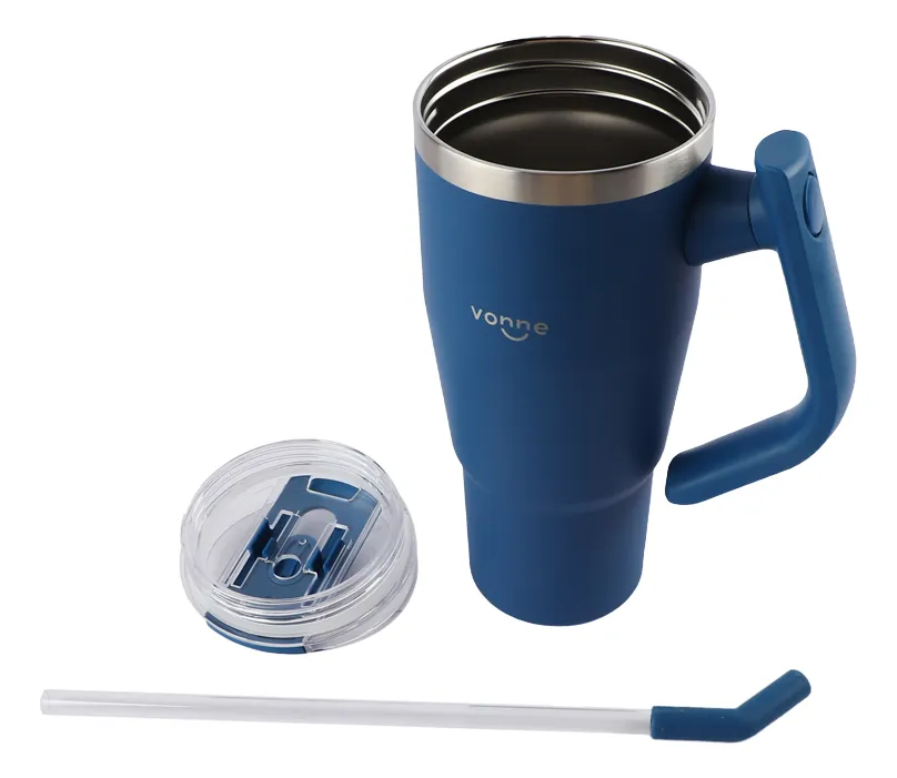 Vaso Térmico 950ml Asa De Doble Posición Liviano Práctico