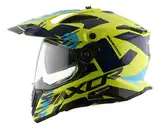 Casco Moto Axor X Cross Doble Visor Apto Pinlock Enduro Off Road