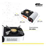 Anafe Para Camping Compacto A Gas Butano Kushiro