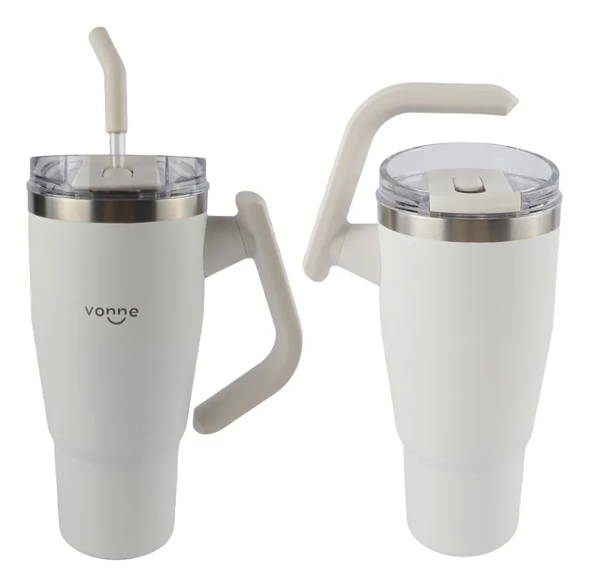 Vaso Térmico 950ml Asa De Doble Posición Liviano Práctico