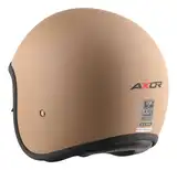 Casco Moto Abierto Retro Axor Jet Solid Visor Solar