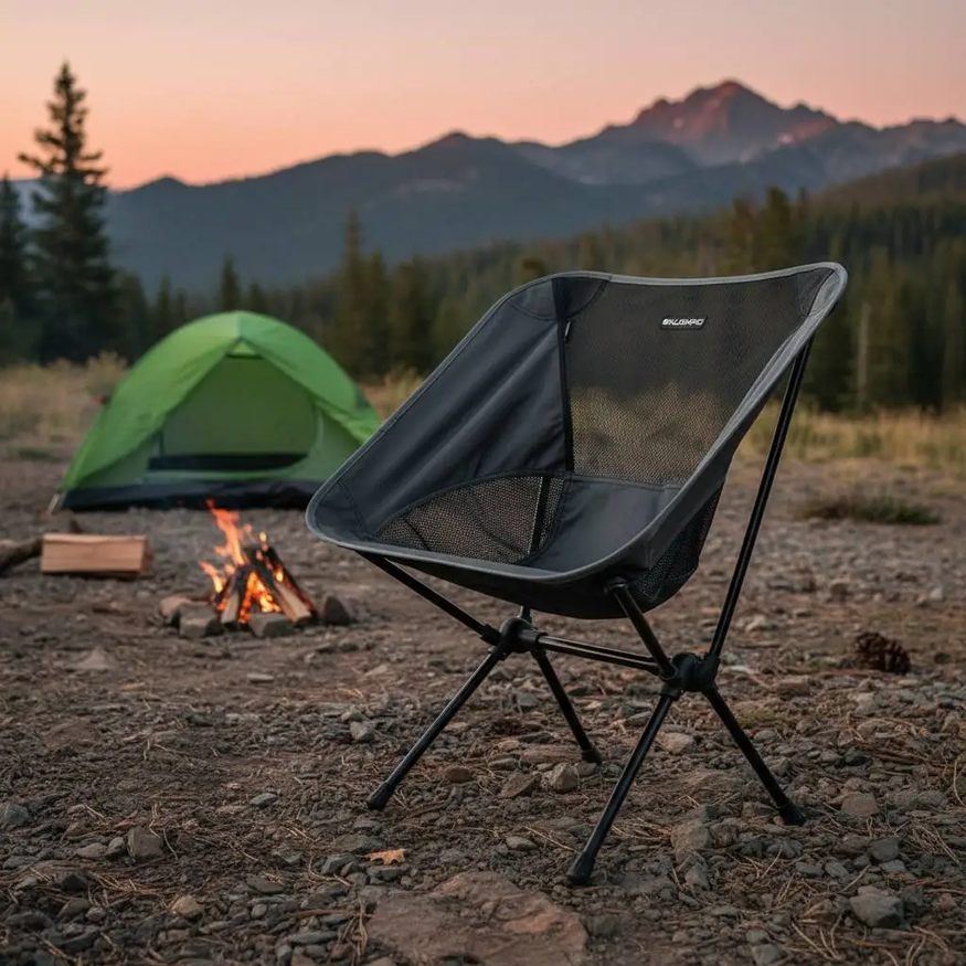 Silla Camping Plegable Reforzada Kushiro C/bolso