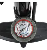 Inflador De Pie Con Manómetro Bicicleta 90 Psi