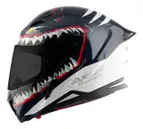 Casco Moto Integral Axor Hunter Alerón Doble Certificación