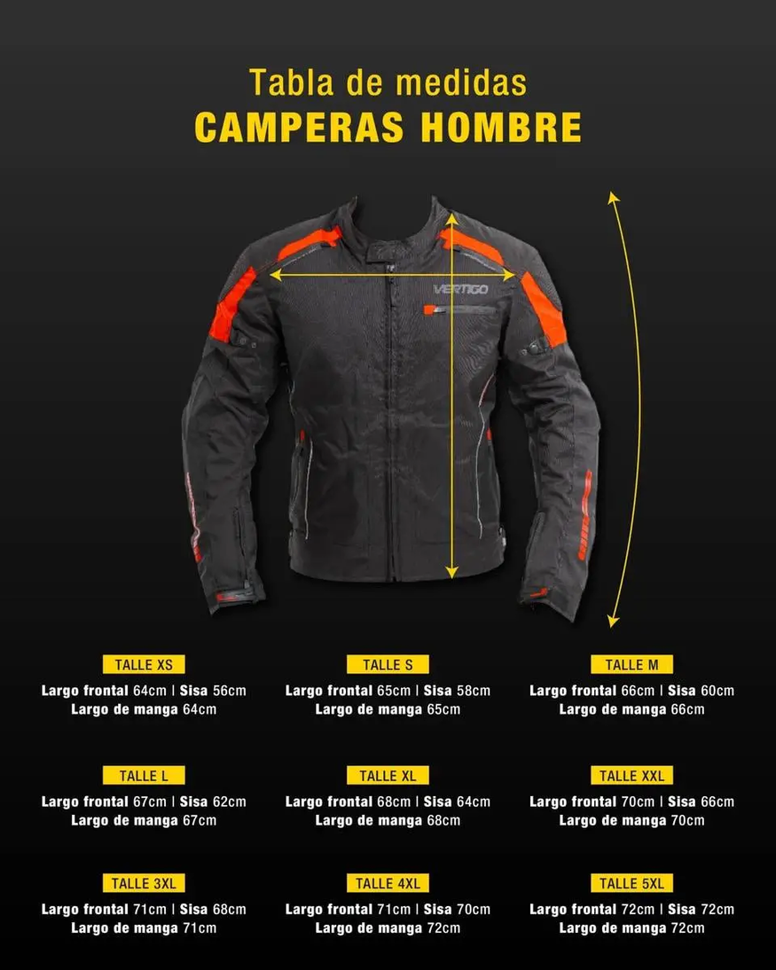 Campera Moto Vertigo De Verano Mesh Con Protecciones