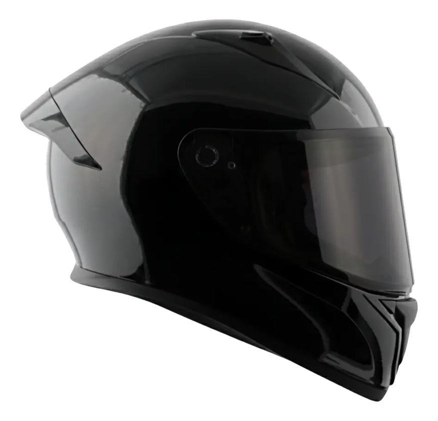 Casco Moto Integral Vertigo Bolt Alerón Visor Fume