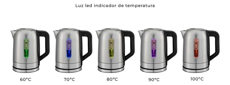 Pava Eléctrica Digital 2200w Led Selector Temperatura Vonne