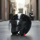 Casco Moto Abierto Con Visor Axor Kioto Solid Doble Certificación