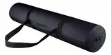 Colchoneta Mat Enrollable Fit Active Yoga Pilates Fitness Negra