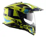 Casco Moto Axor X Cross Doble Visor Apto Pinlock Enduro Off Road
