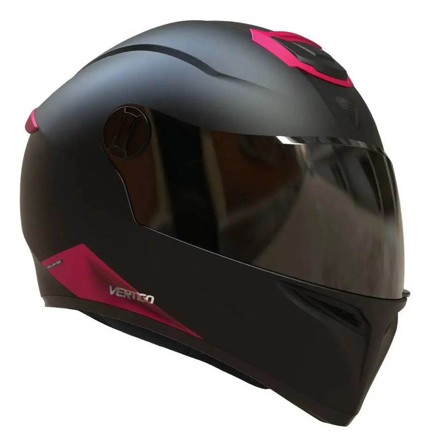 Casco Moto Integral Vertigo V50 Lighter Alerón Sólido