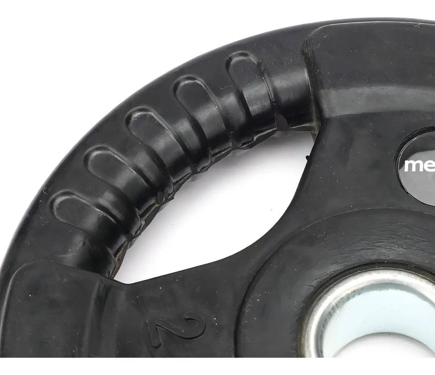 Disco Engomado Con Agarre 2.5kg 30mm Pesas Gym Fit