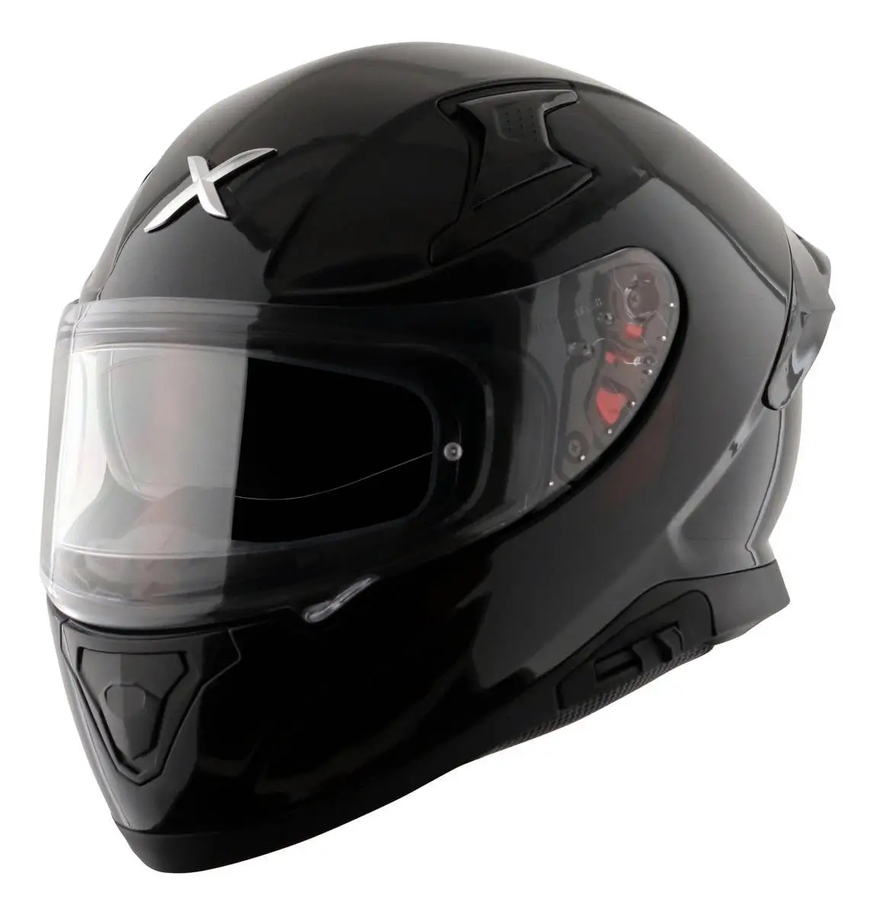 Casco Moto Integral Axor Apex SOLID Doble Visor Apto Pinlock