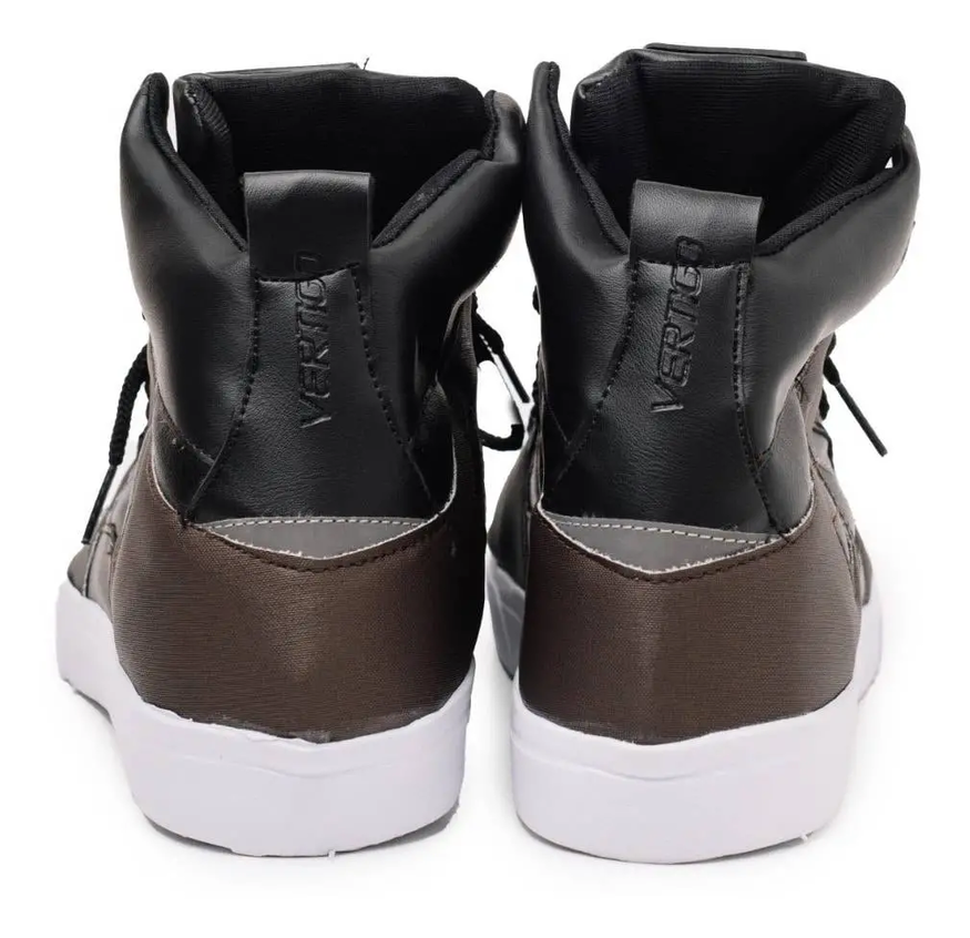 Zapatillas Botas Moto Vértigo Ecocuero C/refuerzo