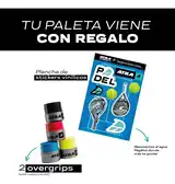 Paleta Padel Conquista Atila Full Carbono Liviana