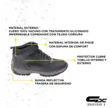 Zapatilla Moto Vertigo Alta Vs1 Urban 100% Cuero