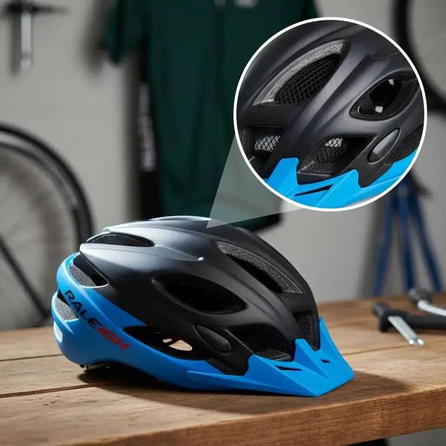 Casco Bicicleta Raleigh 22 Ventilaciones Regulable
