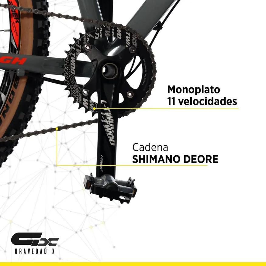 Bicicleta Raleigh R29 Mojave 5.0 Monoplato 12v Freno Hidráulico