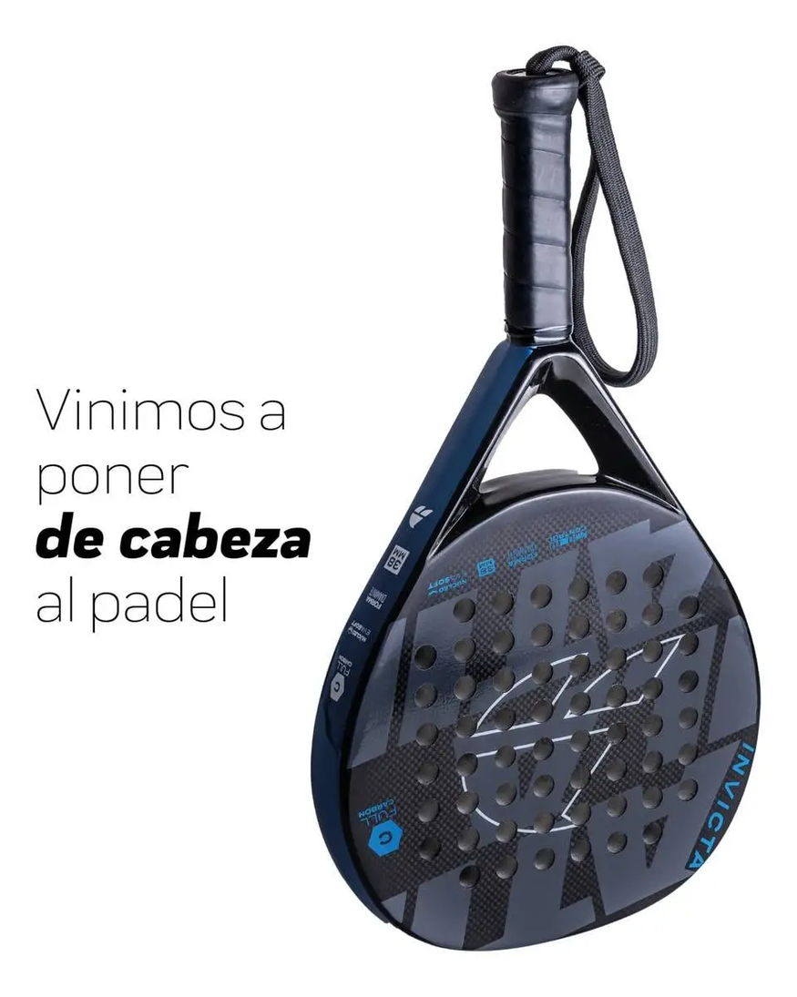 Paleta Padel Invicta Atila Diamante Carbono