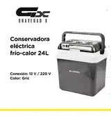 Conservadora Eléctrica 24l Frio Calor 12v Kushiro