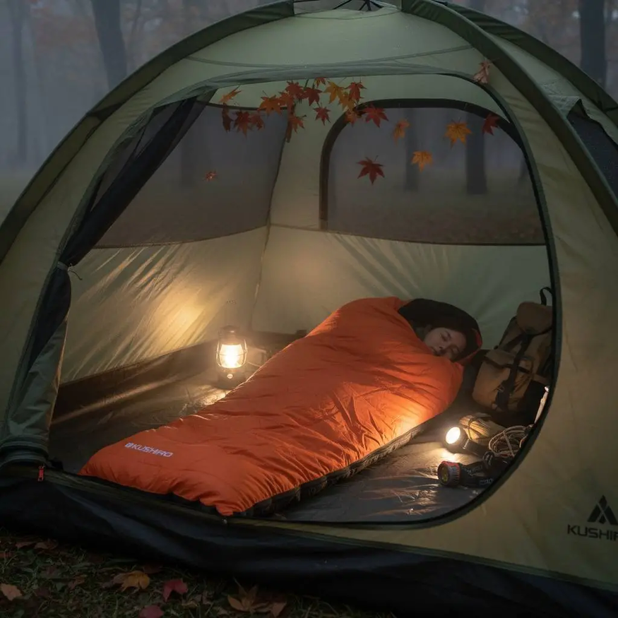 Bolsa De Dormir Rectangular Camping Pesca Kushiro