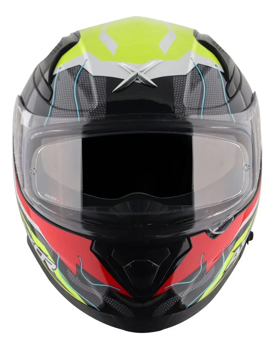 Casco Moto Integral Axor Apex GRAFICAS Doble Visor Apto Pinlock