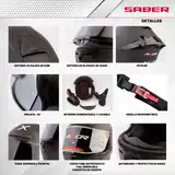 Casco Moto Integral Axor Saber Solid Doble Certificación