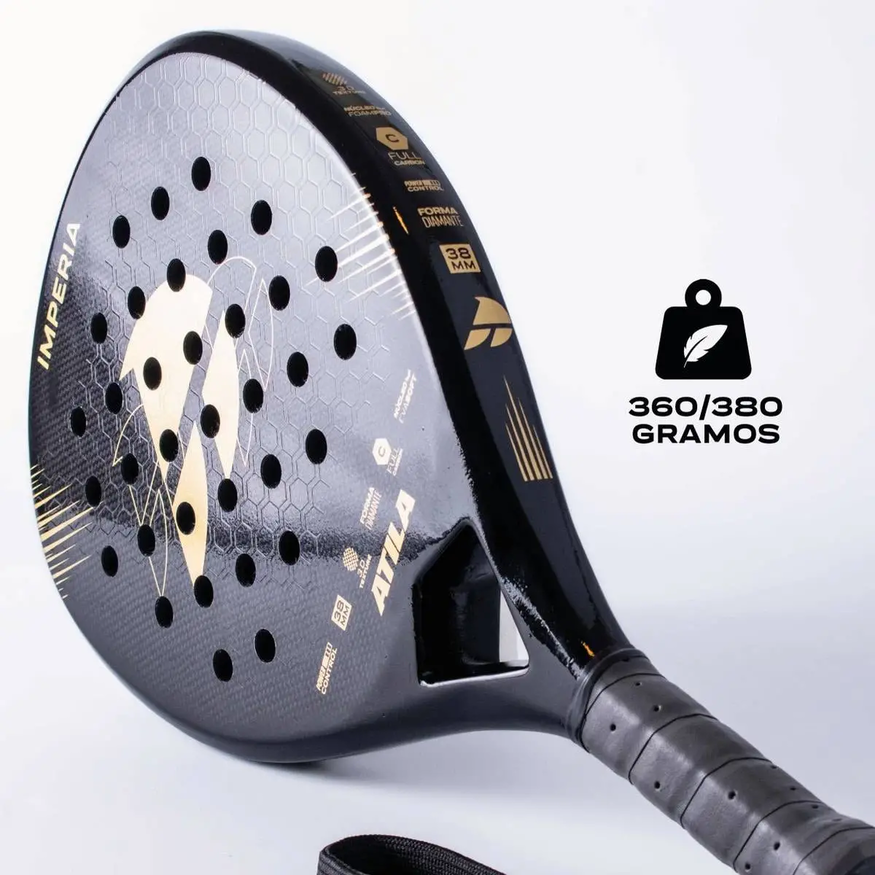 Paleta Padel Imperia Atila Diamante Full Carbono