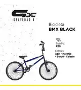 Bicicleta BMX Freestyle R20 Black Niños Stark
