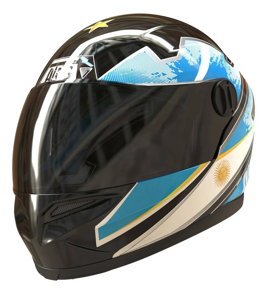 Casco Moto Vertigo Dominium Argentina Ed Limitada