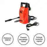 Hidrolavadora Mywash 1200w Manguera Cable Jardin Auto Hogar