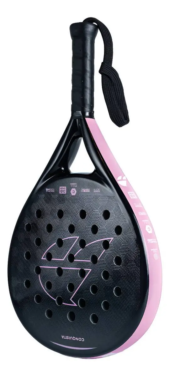 Paleta Padel Conquista Atila Full Carbono Liviana