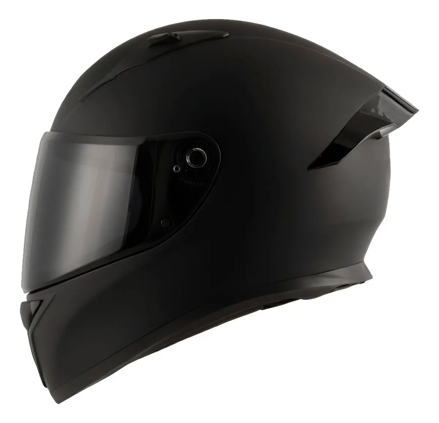 Casco Moto Integral Vertigo Bolt Alerón Visor Fume