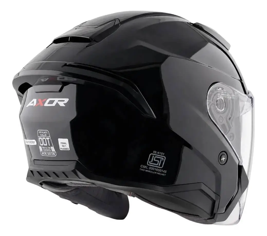 Casco Moto Abierto Axor Kylo Doble Visor Doble Certificación