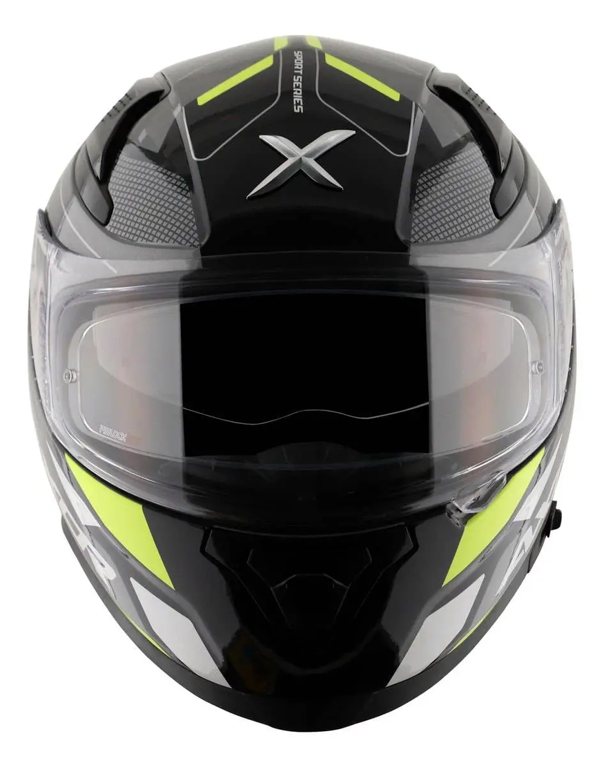Casco Moto Integral Axor Apex GRAFICAS Doble Visor Apto Pinlock
