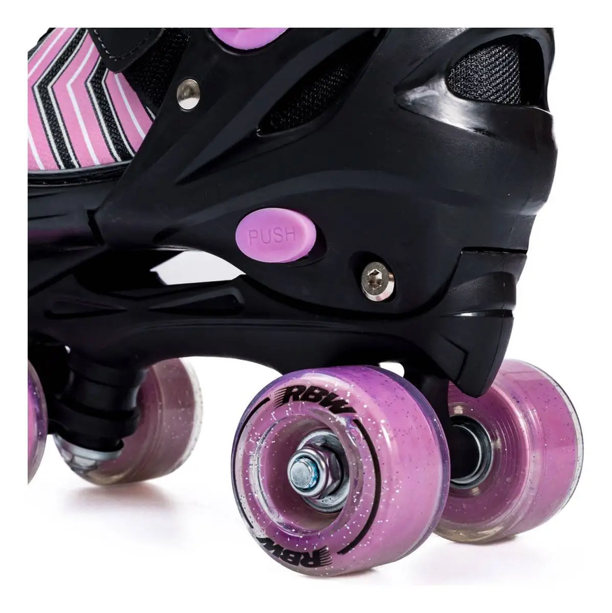 Patines Niños 4 Ruedas Extensible Ajustables Rainbow