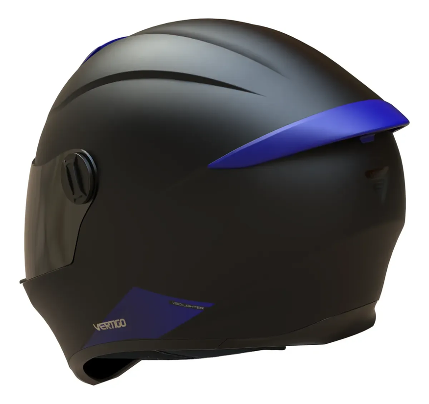 Casco Moto Integral Vertigo V50 Lighter Alerón Sólido