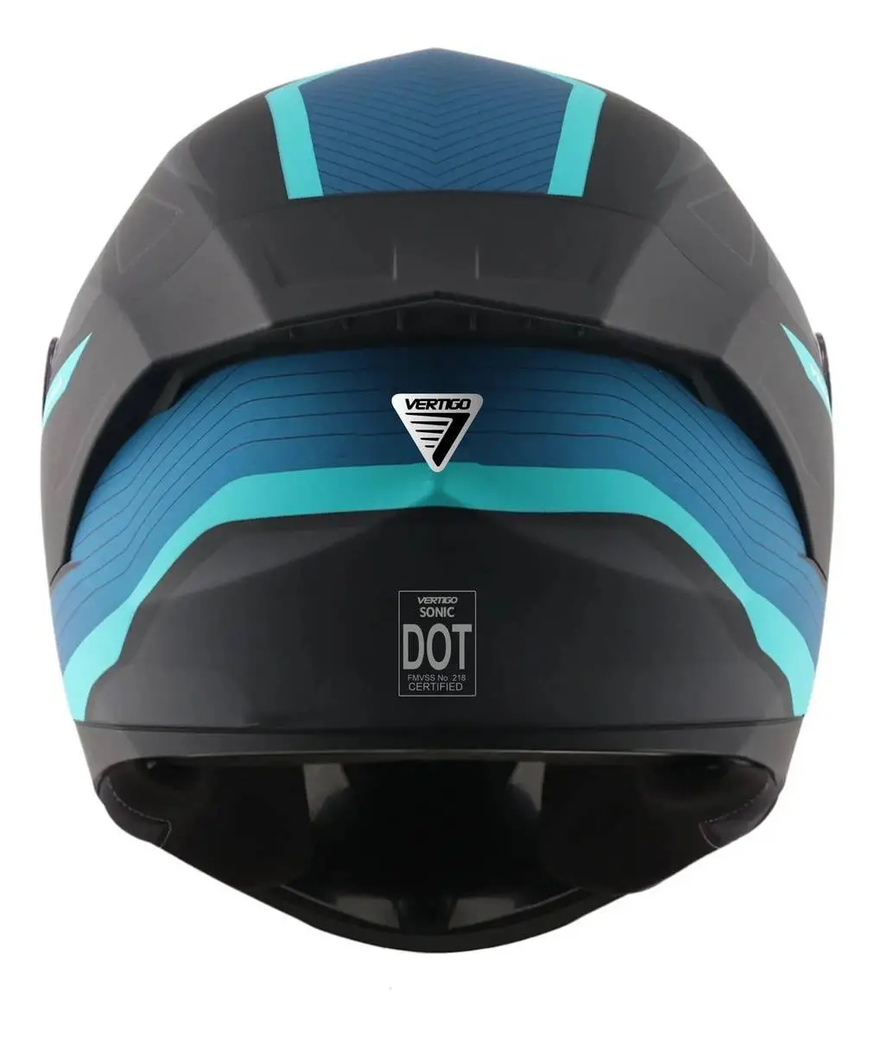 Casco Moto Integral Vertigo Sonic Trigger Alerón Visor Fume