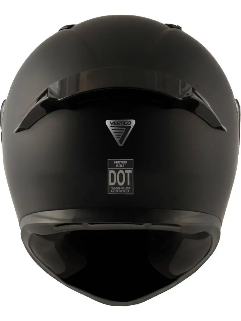 Casco Moto Integral Vertigo Bolt Alerón Visor Fume